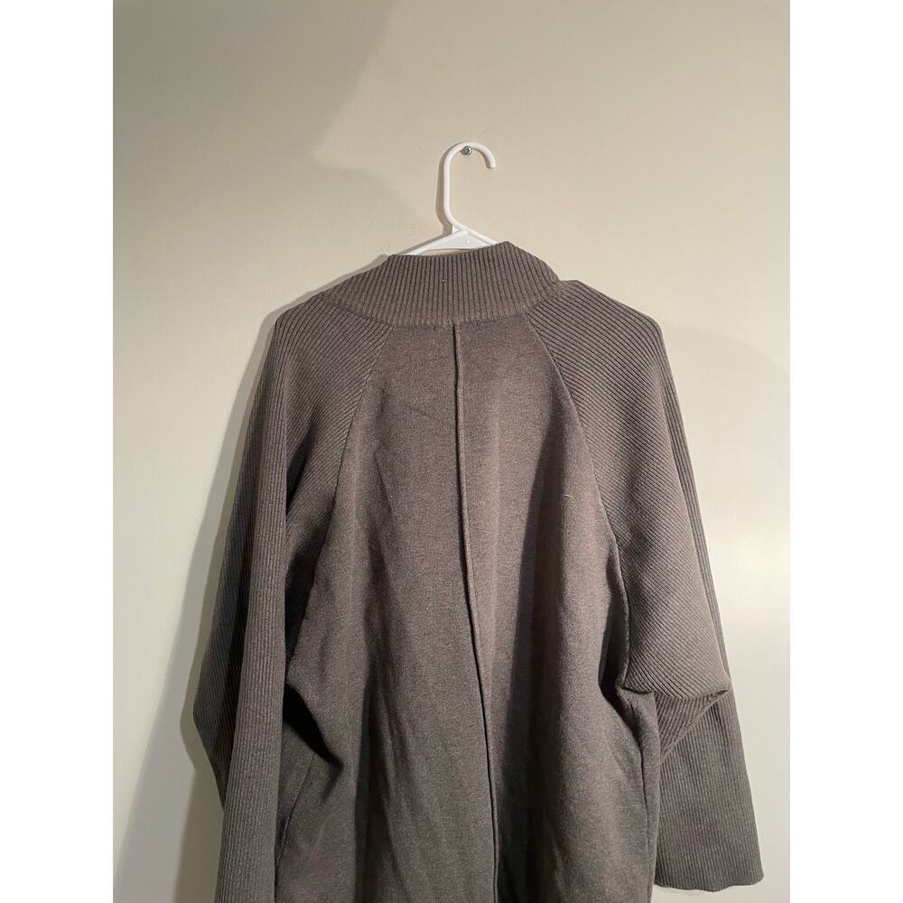 Mystree Taupe Structured Longlined Open Front Car… - image 7